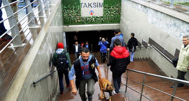 Taksim metrosunda bomba araması