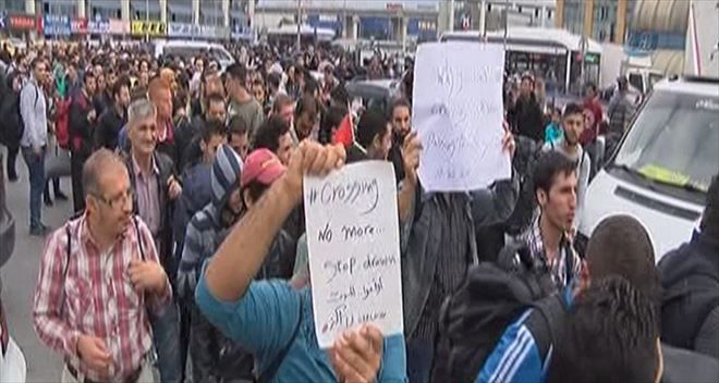 İstanbul Otogarı´na mülteci akını