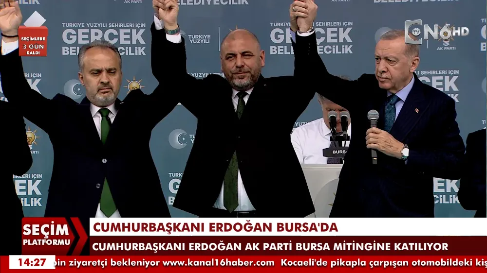 Cumhurbaşkanı Erdoğan Orhangazi