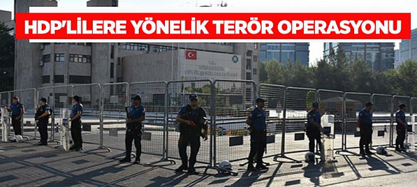 HDP`li belediye başkanlarına terör operasyonu