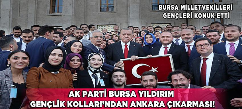Ak Parti Bursa Yıldırım Gençlik Kolları?ndan Ankara çıkarması!