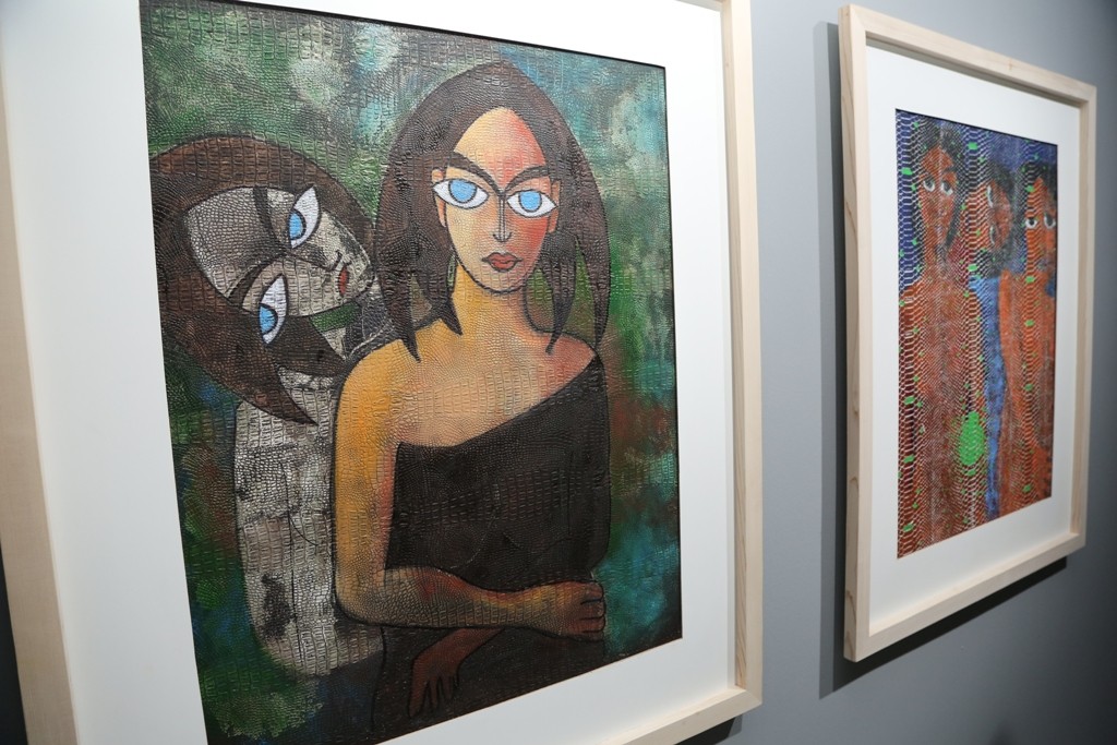 Pakistanlı ressam eserlerini Nilüfer?de sergiledi     