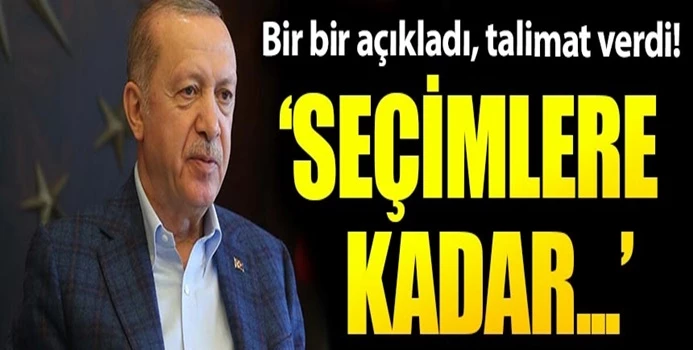 Cumhurbaşkanı Erdoğan, AK Parti`nin 81 İl Teşkilatı ile videokonferans yöntemiyle bayramlaştı
