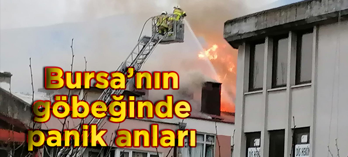 Şehrin göbeğinde korkutan yangın, 5 kişi hastaneye kaldırıldı