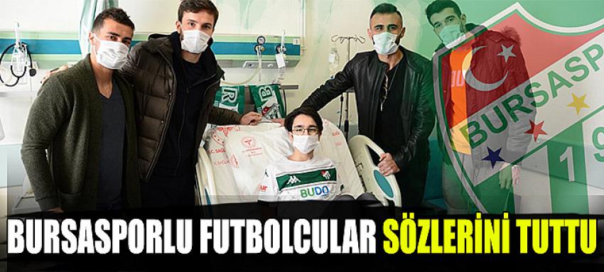 Bursasporlu futbolculardan anlamlı ziyaret  
