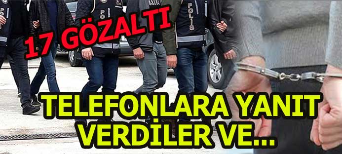 Bursa`da FETÖ`ye mahrem sorumlu operasyonu: 17 gözaltı 