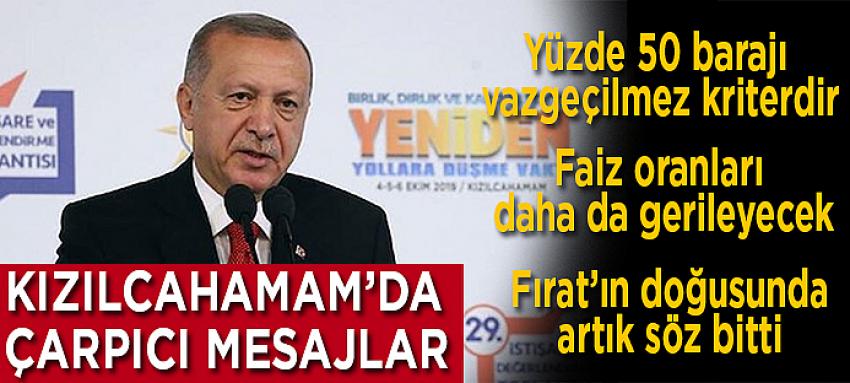 Başkan Erdoğan Kızılcahamam kampında konuştu