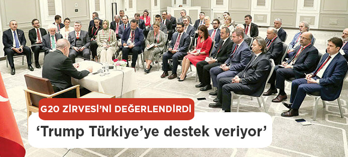 Başkan Erdoğan, gazetecilere G20 zirvesini değerlendirdi