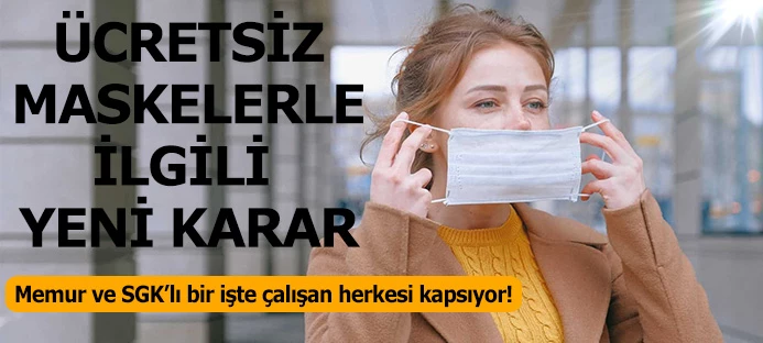 İstanbul`da ücretsiz maske dağıtımı ile ilgili yeni karar!