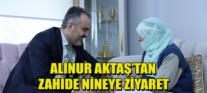 Bursa Büyükşehir Belediye Başkanı Alinur Aktaş, asırlık çınarın hayır duasını aldı  