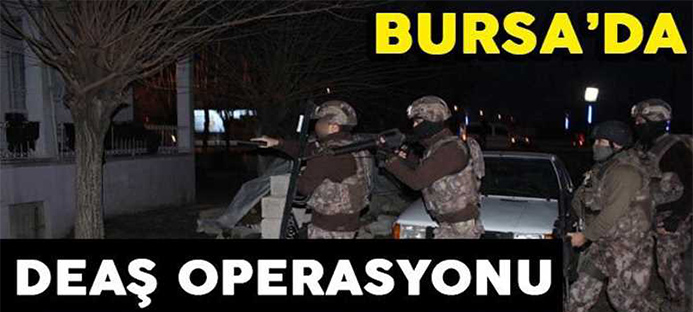 Bursa İnegöl`de DAEŞ operasyonu: 10 gözaltı
