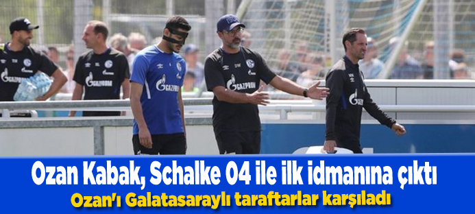 Milli futbolcu Ozan Kabak, yeni takımı Schalke 04 ile ilk idmanına çıktı. 