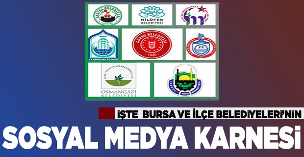 Bursa belediyelerinin Mayıs  ayındaki sosyal medya karnesi