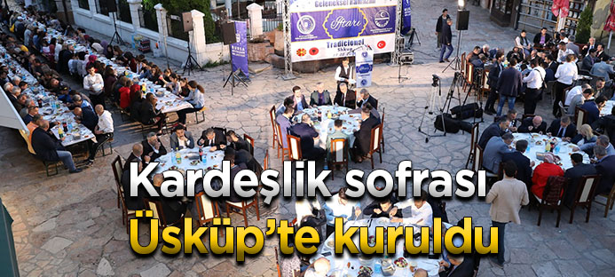 Bursa Büyükşehir Belediyesinden Üsküp`te iftar
