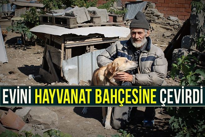 EVİNİ HAYVANAT BAHÇESİNE ÇEVİRDİ