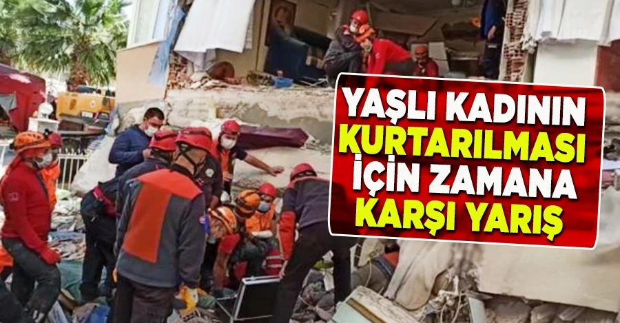 Yaşlı Kadının Kurtarılması İçin Zamana Karşı Yarış
