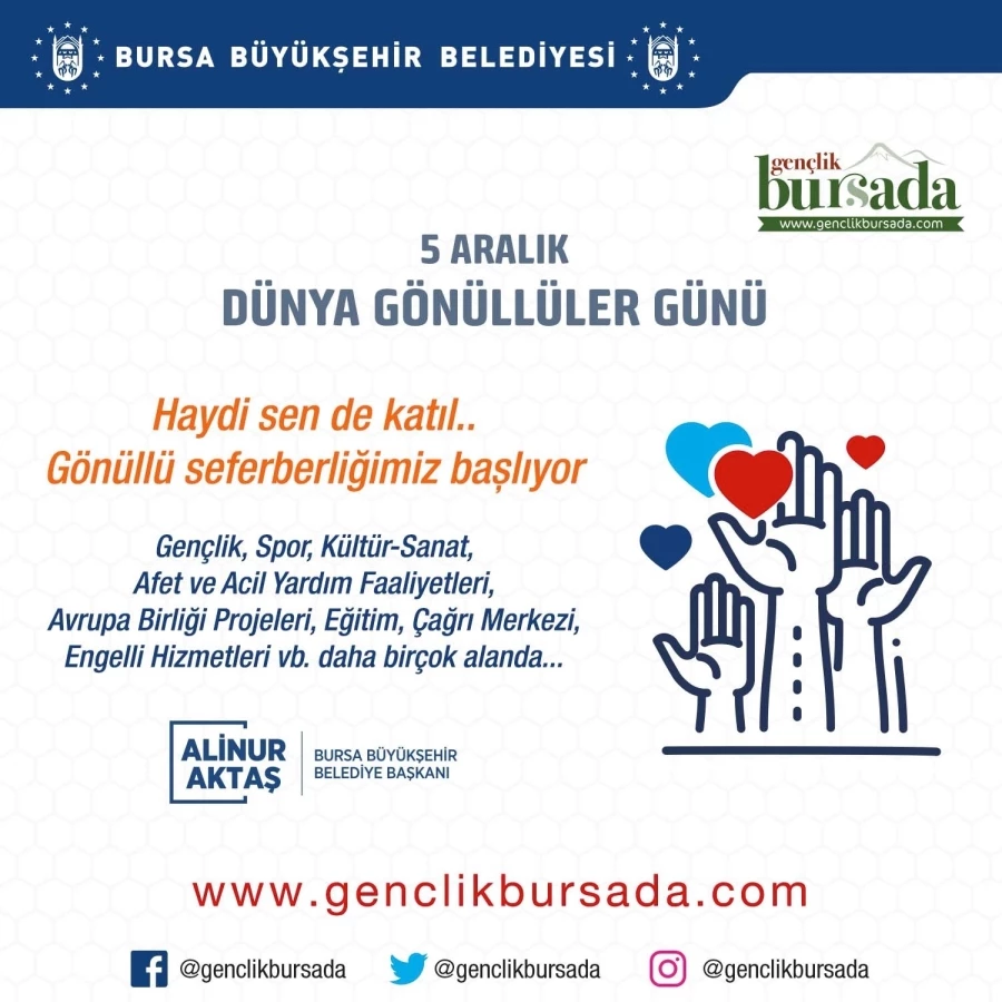 Bursa’da gönüllü seferberliği başlıyor