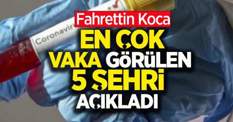 Sağlık Bakanı Fahrettin Koca, 11 Ağustos korona virüs tablosunu açıkladı.