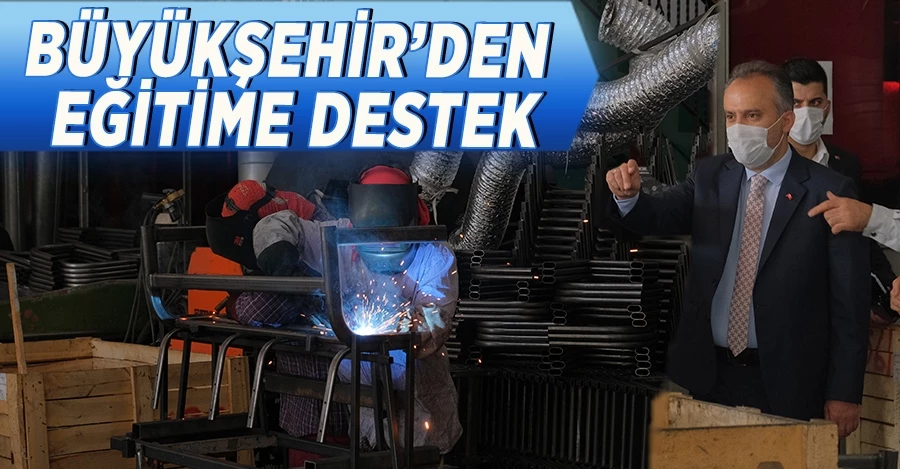 Büyükşehir’den eğitime destek