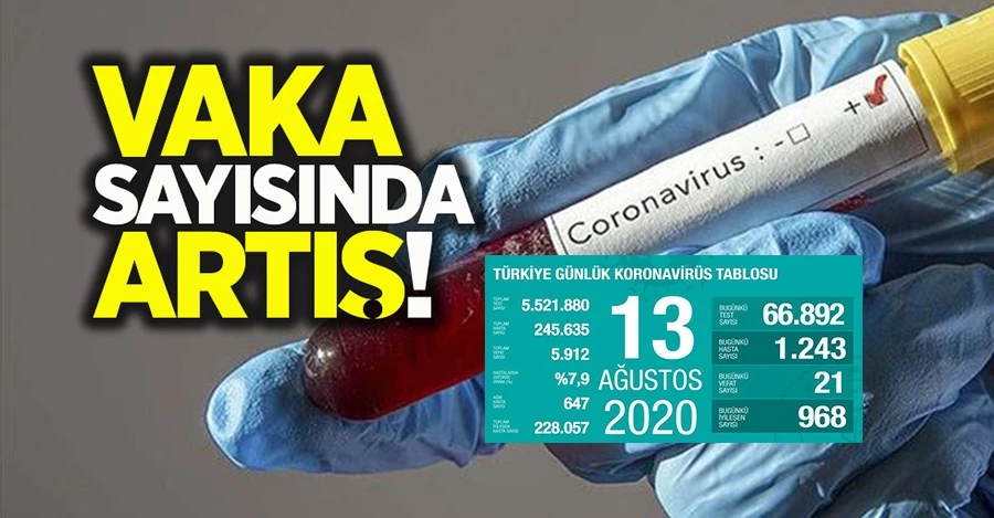 Sağlık Bakanı Fahrettin Koca 13 Ağustos koronavirüs vaka sayılarını açıkladı
