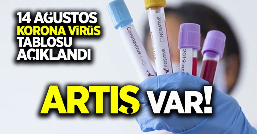 Sağlık Bakanı Fahrettin Koca 14 Ağustos koronavirüs vaka sayılarını açıkladı