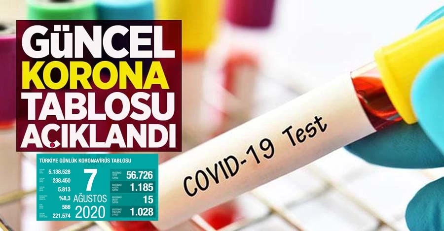 Sağlık Bakanı Koca 7 Ağustos koronavirüs tablosunu açıkladı