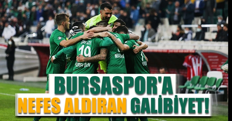  TFF 1. Lig: Bursaspor: 3 - Boluspor: 1   