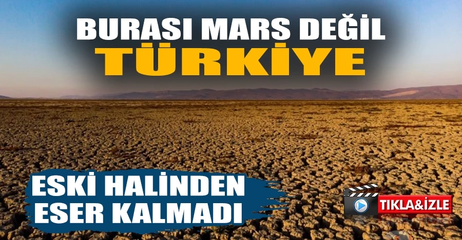 Sazlıdere Barajı dereye döndü: Su seviyesi yüzde 20 ‘ye düştü   
