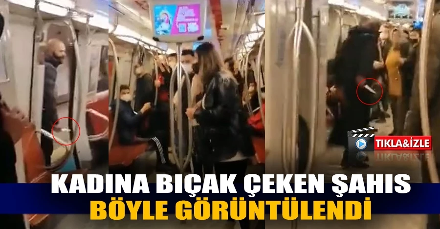 Kadıköy metrosunda kadına bıçak çeken şahıs suç makinesi çıktı   