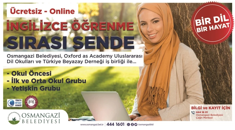 Osmangazi’den Online İngilizce Kursu