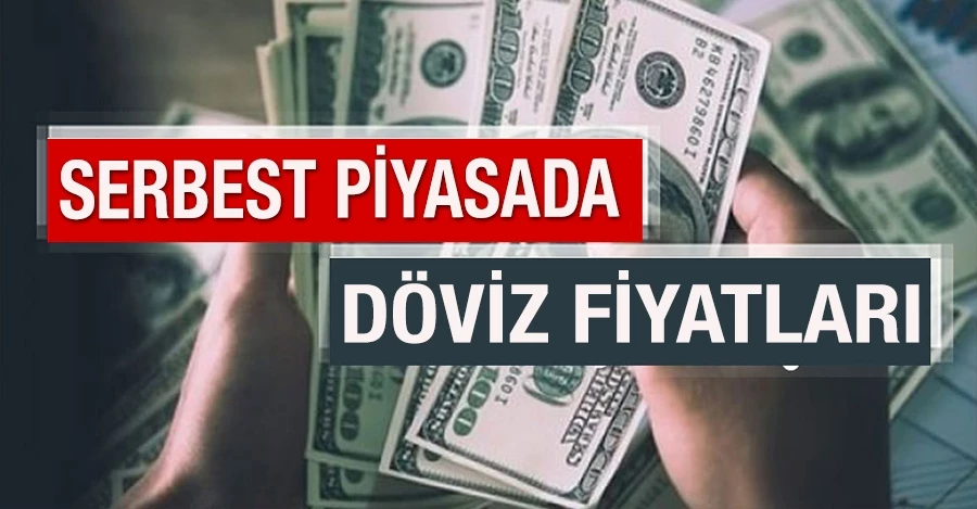 Serbest piyasada döviz fiyatları   