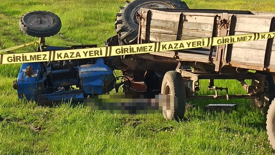 Traktörün altında kalan çiftçi öldü