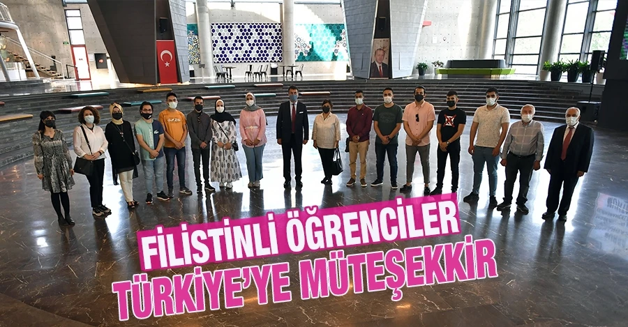 Filistinli Öğrenciler Türkiye’ye Müteşekkir