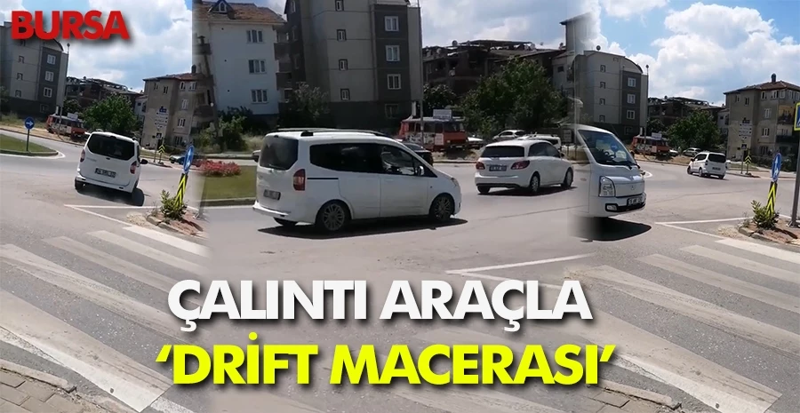 Çalıntı araçla 
