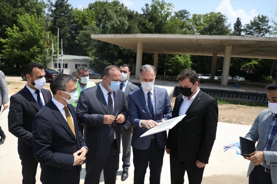 Vali Canbolat Yeni Belediye Binası Şantiyesini İnceledi