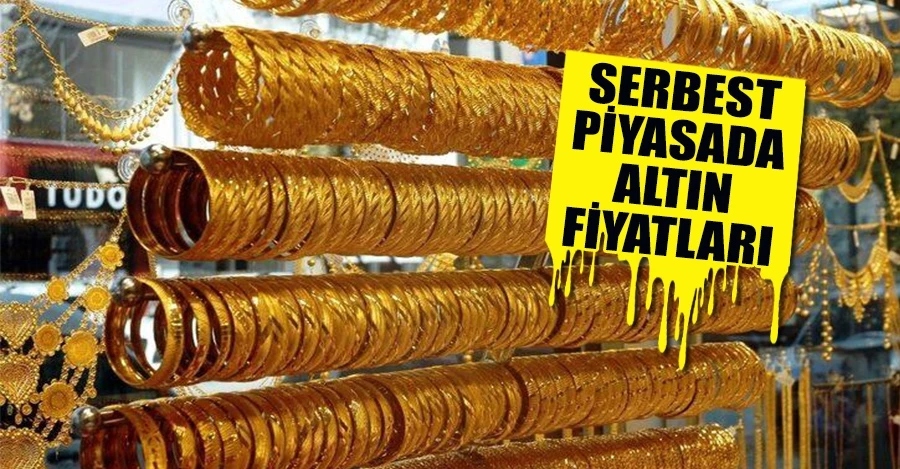 Serbest piyasada altın fiyatları   
