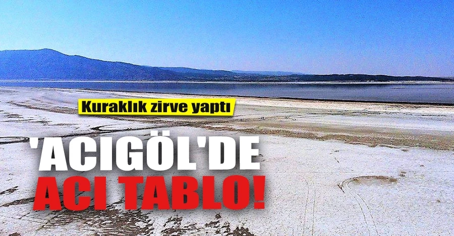Türkiye’nin tek, dünyanın 2. büyük doğal sodyum kaynağı ’Acıgöl’ kuruyor   