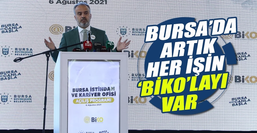 Bursa’da artık her işin ‘BİKO’layı var
