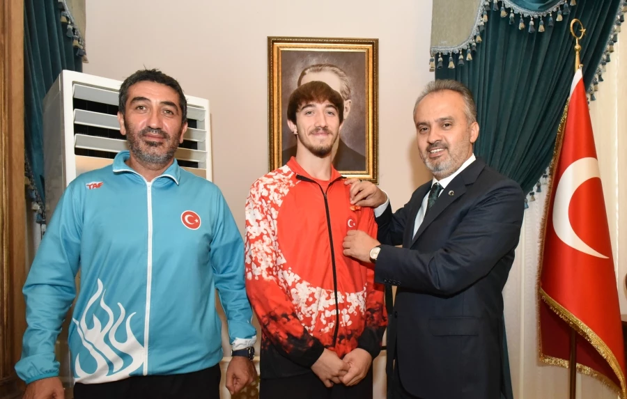 Milli atlet Bursa’nın gururu oldu