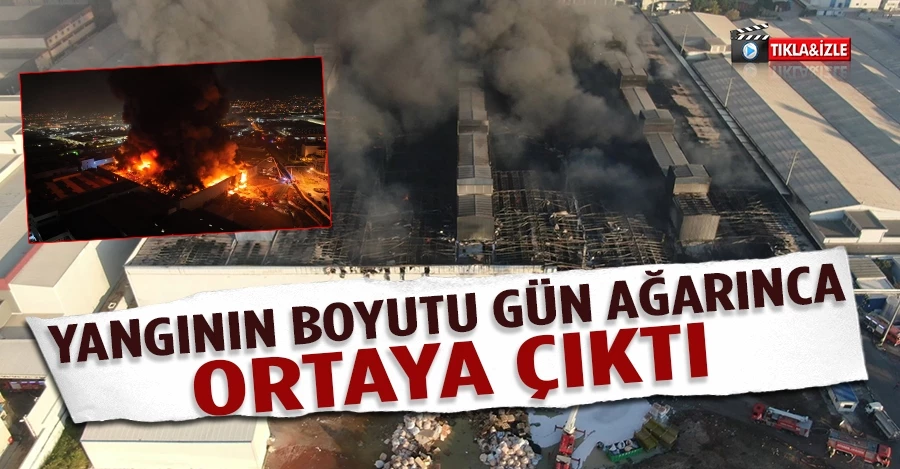 Bursa’da 13 saattir devam eden yangının boyutu gün ağarınca ortaya çıktı  