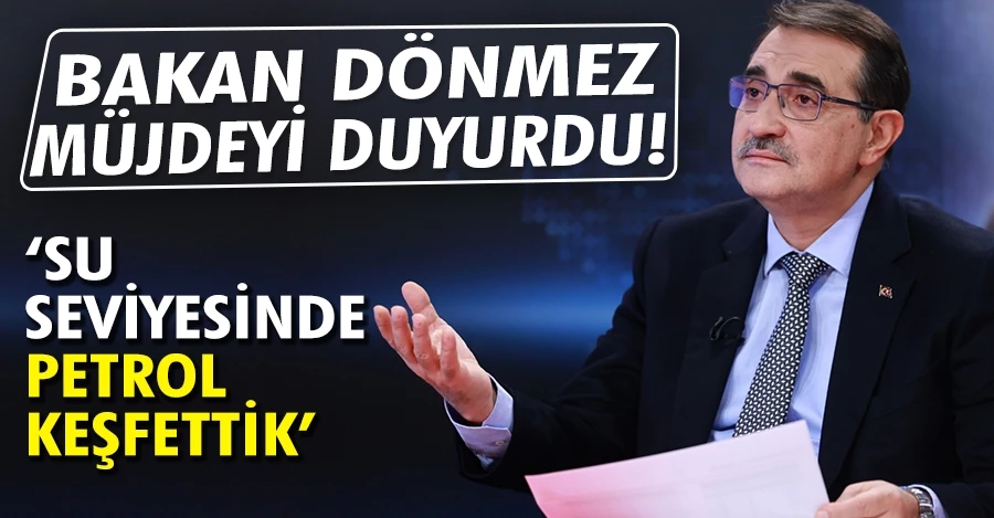 Bakan Dönmez: 