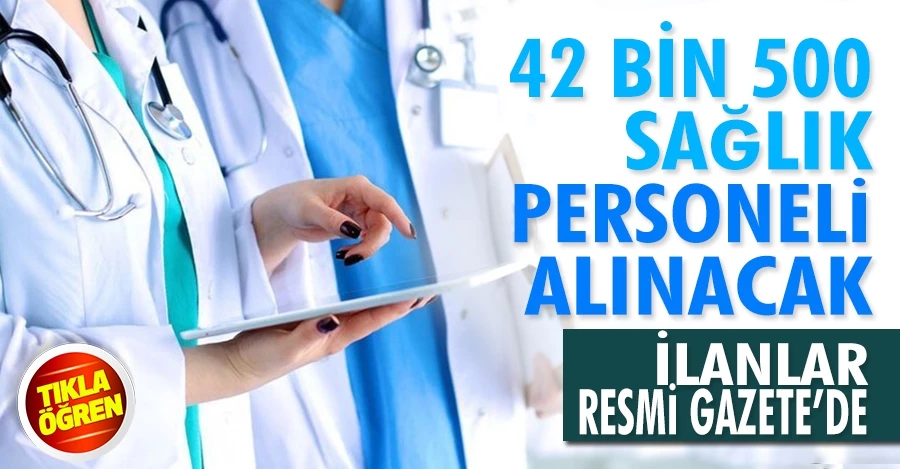 Sağlık Bakanlığı personel alım ilanı Resmi Gazete