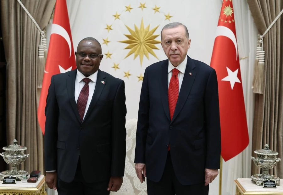  Zambiya Büyükelçisi William Maipambe Sikazwe, Cumhurbaşkanı Erdoğan