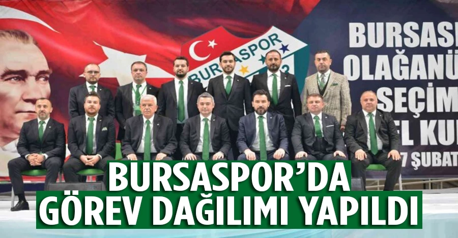 Bursaspor yönetimi görev dağılımı yaptı! İşte futbolun yeni patronu…