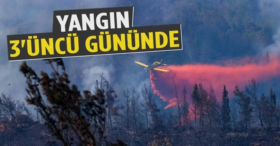 Marmaris yangını ile mücadele 3
