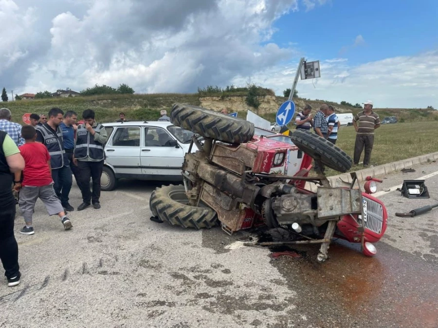O kazadan acı haber geldi: Traktör sürücüsü hayatını kaybetti   