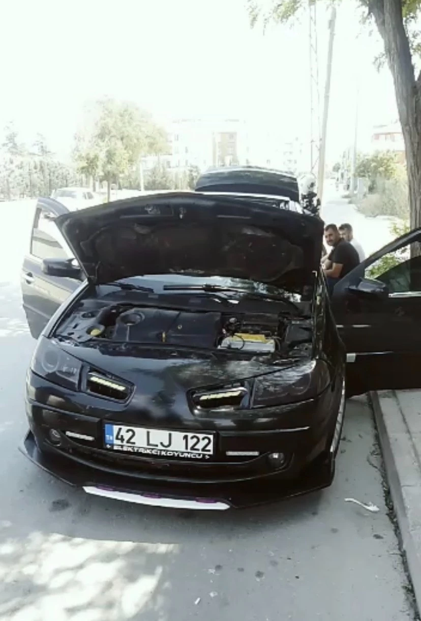 Konya’da aracına çakar takan sürücüye ceza