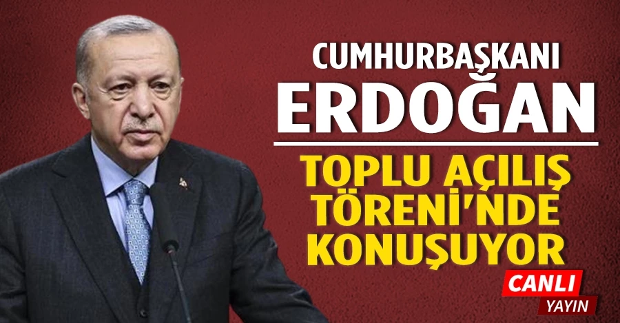 Cumhurbaşkanı Erdoğan, Kütahya Toplu Açılış Törenine Katıldı.