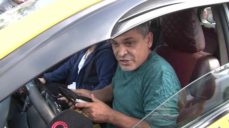Ceza kesilen taksiciden polise hakaret: “Haram zıkkım olsun”
