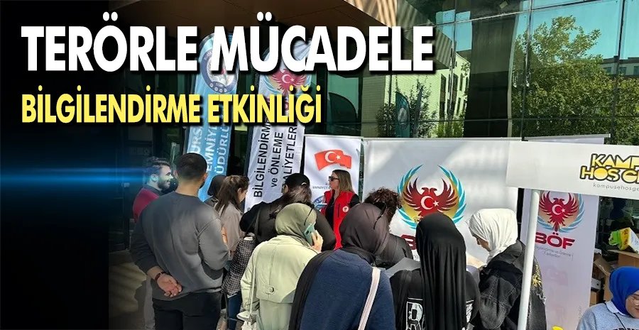 Bursa’da terörle mücadele bilgilendirme etkinliği düzenlendi